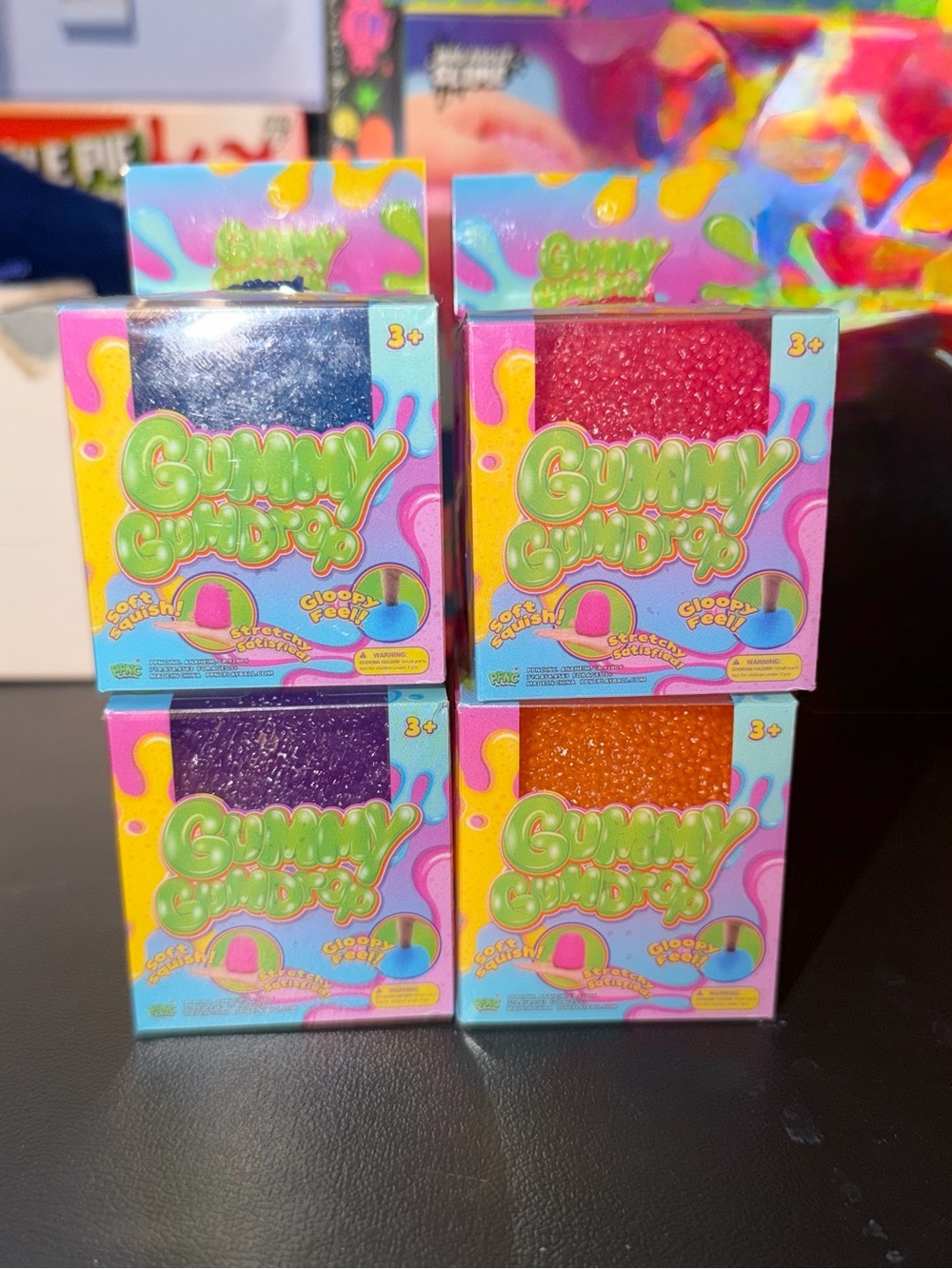 Viral! PPNC Squishy Gumdrop - Gummy Gumdrop in Blue, Pink, Purple or Orange